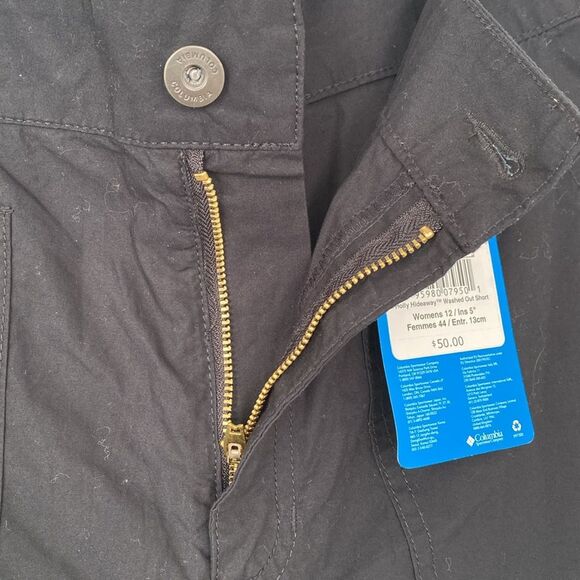 Columbia Black Cargo Shorts Lightweight Sporty Casual Vacation Outdoor Gift NWT - Picture 8 of 14